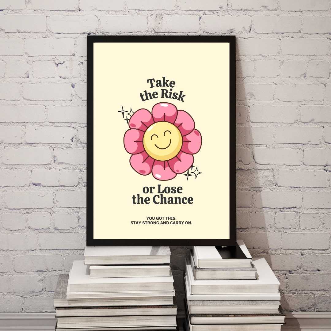 Motivational Flower Quote
