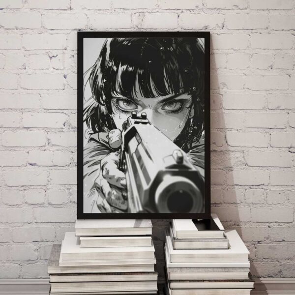 Monochrome Intense Eyes