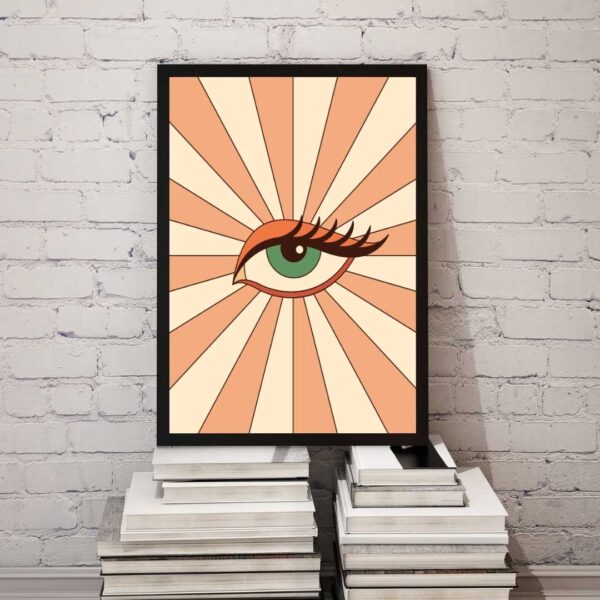 Retro Abstract Eye