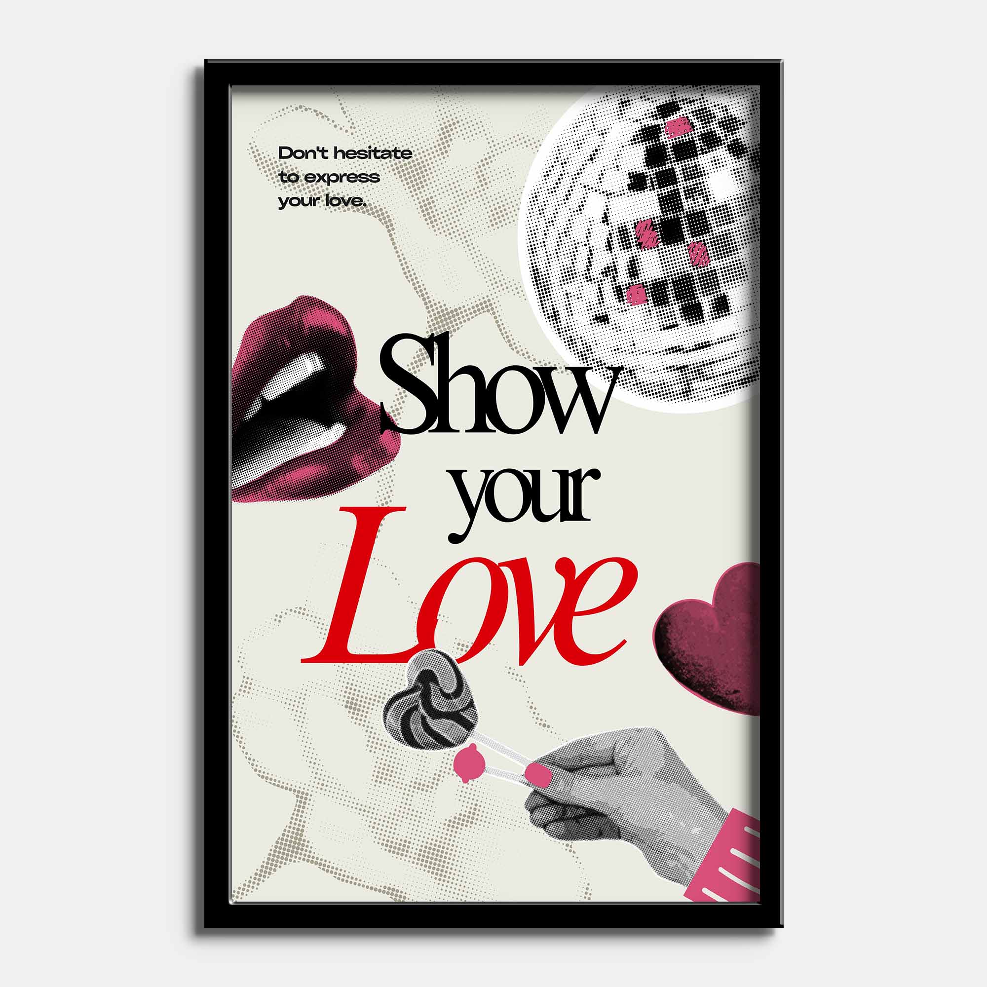 “Show Your Love” Modern Typography - Image 3