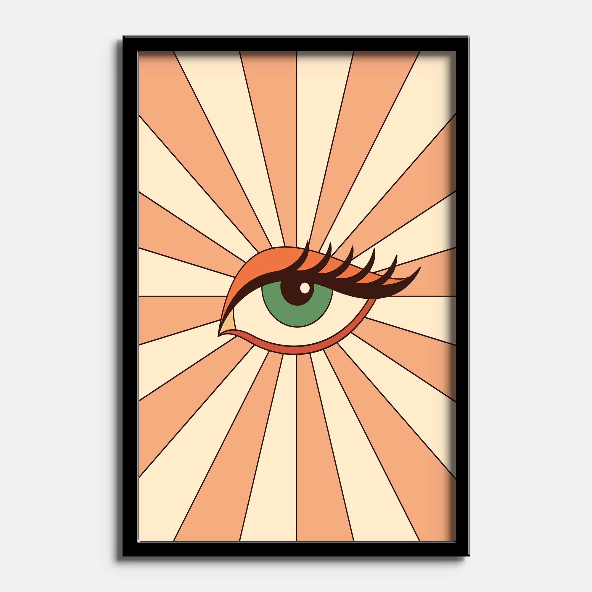 Retro Abstract Eye - Image 3