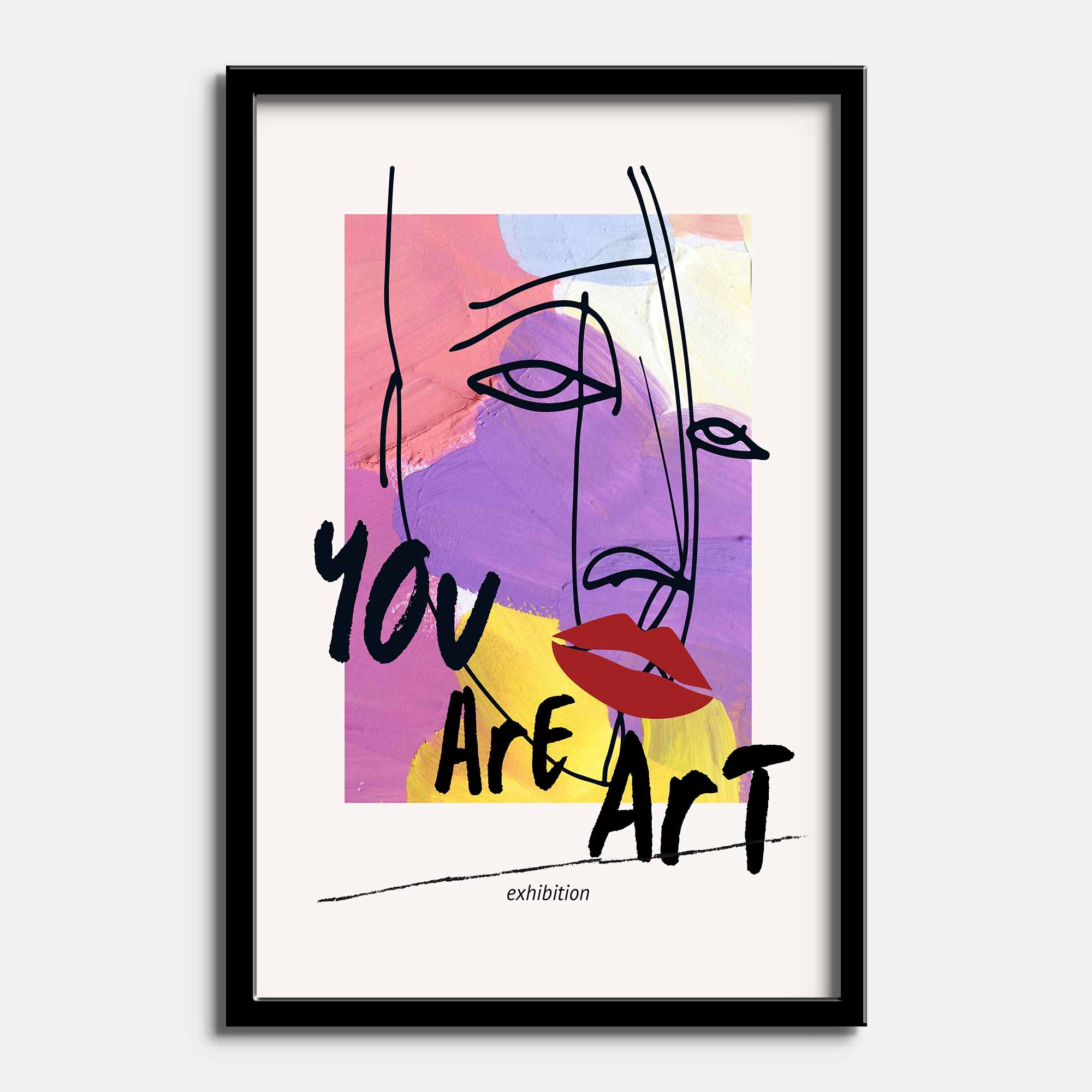You Are Art Abstract Face Wall Art - Image 3
