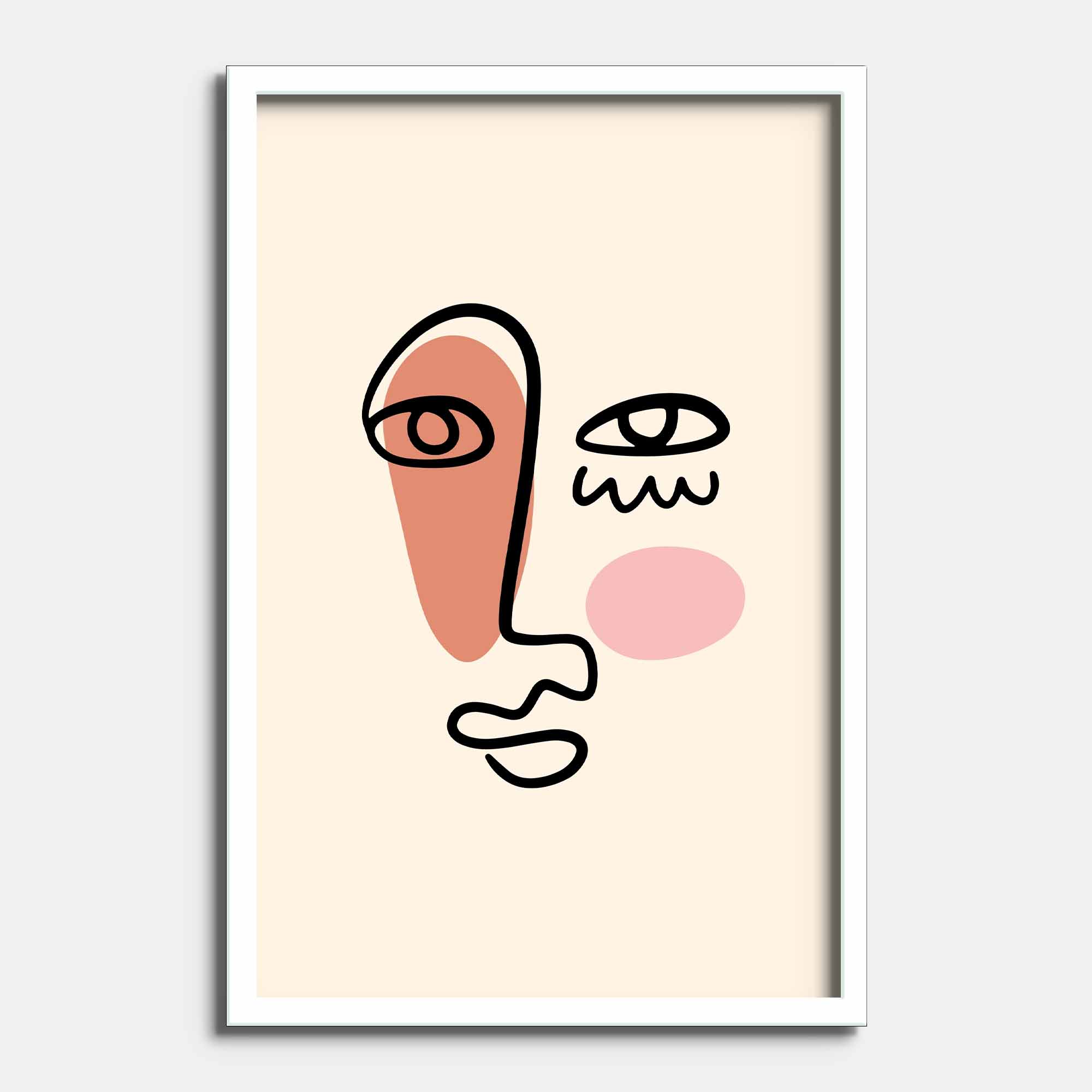 Minimal Abstract Face Line Art - Image 4
