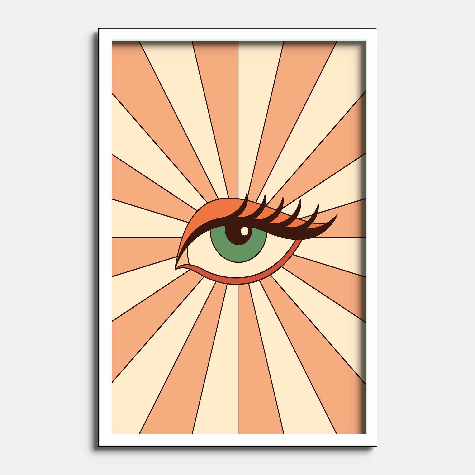 Retro Abstract Eye - Image 4